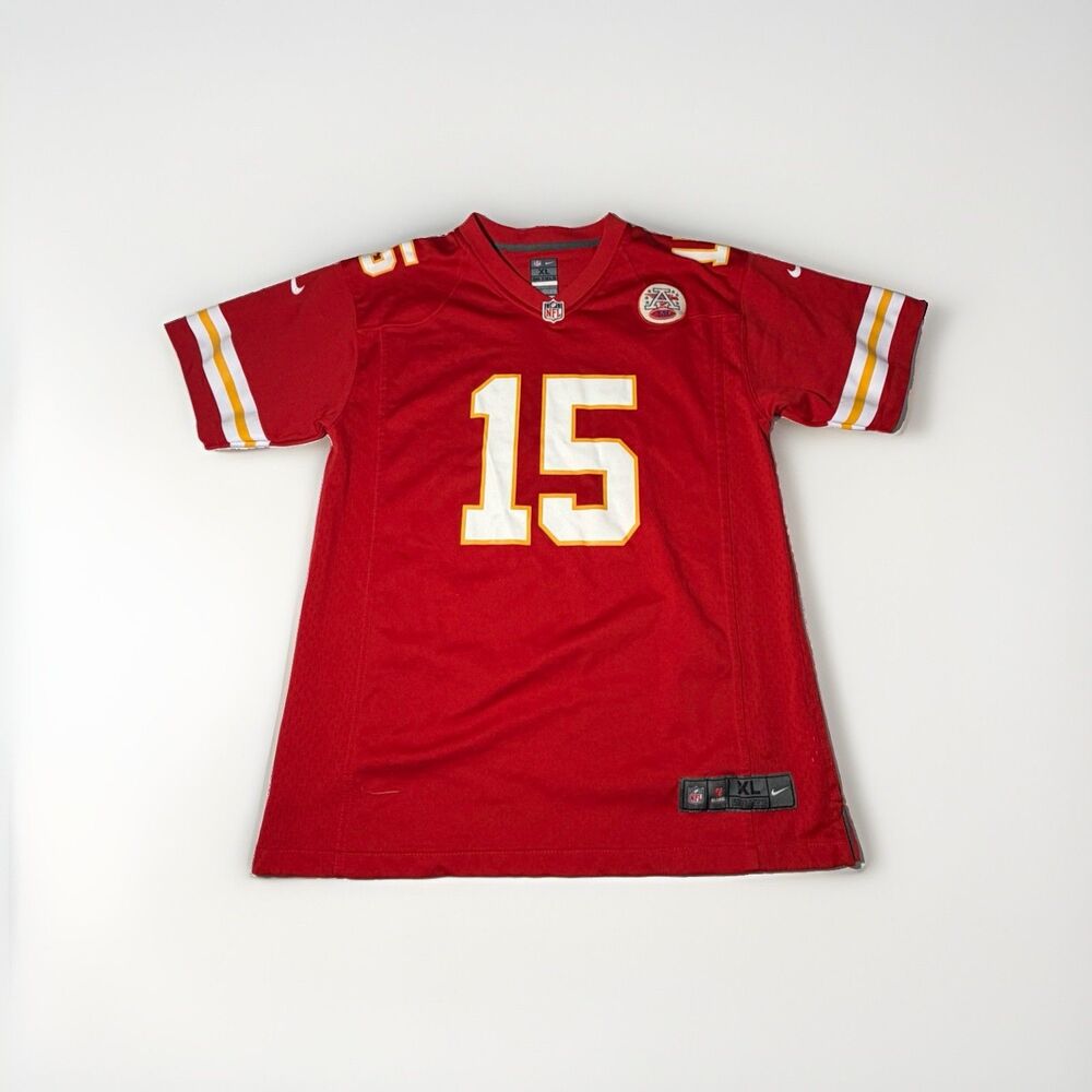 NWOT Authentic Nike Patrick Mahomes Chiefs #15 Jersey Youth XL 18-20 On Field